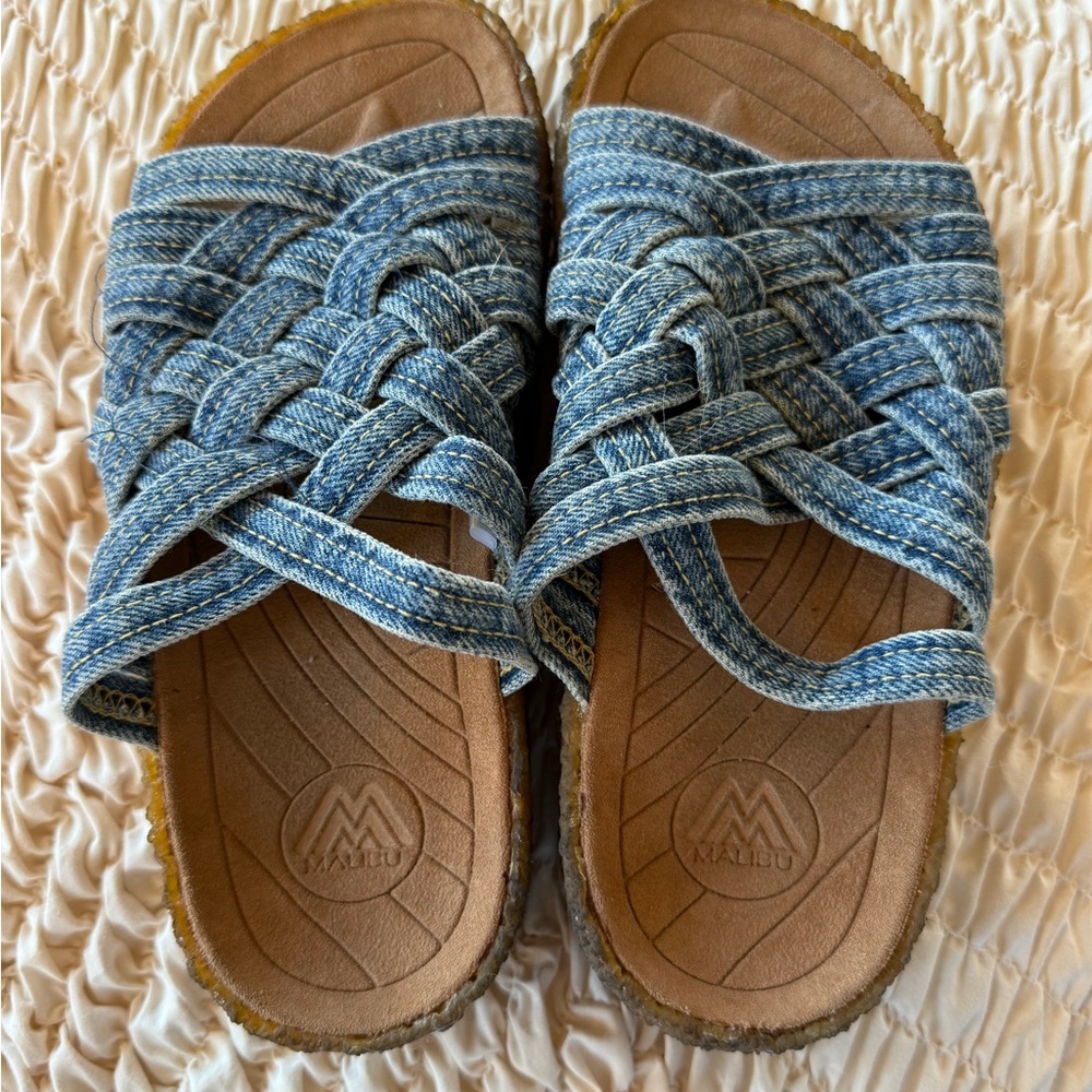 Malibu sandals Blue denim Women's Sandals